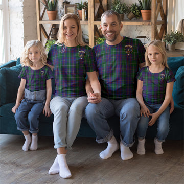 MacIntyre Inglis Tartan T-Shirt with Family Crest