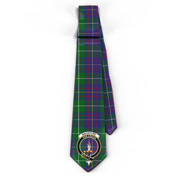MacIntyre Inglis Tartan Classic Necktie with Family Crest