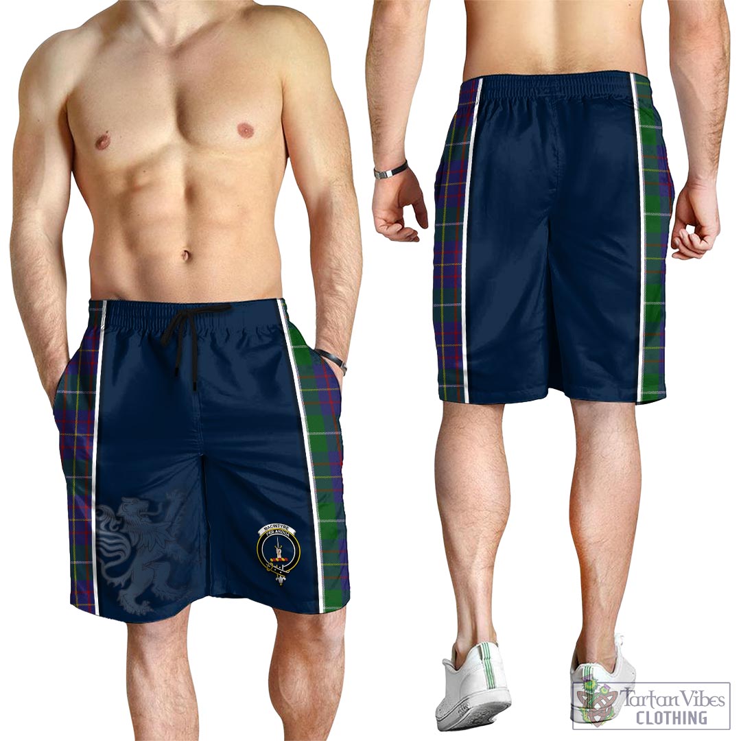 Tartan Vibes Clothing MacIntyre Inglis Tartan Men's Shorts with Family Crest and Lion Rampant Vibes Sport Style