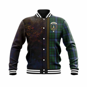 MacIntyre (McIntyre) Tartan Family Crest Baseball Jacket Alba Gu Brath Be Brave Lion Ancient Style