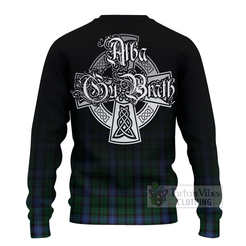 Tartan Vibes Clothing MacIntyre (McIntyre) Tartan Knitted Sweater Featuring Alba Gu Brath Family Crest Celtic Inspired