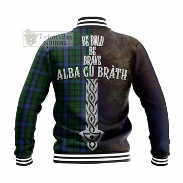 MacIntyre (McIntyre) Tartan Family Crest Baseball Jacket Alba Gu Brath Be Brave Lion Ancient Style