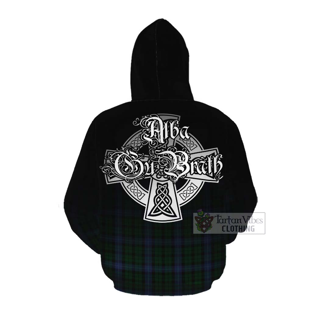MacIntyre (McIntyre) Tartan Cotton Hoodie Featuring Alba Gu Brath Family Crest Celtic Inspired Pullover Hoodie - Tartan Vibes Clothing