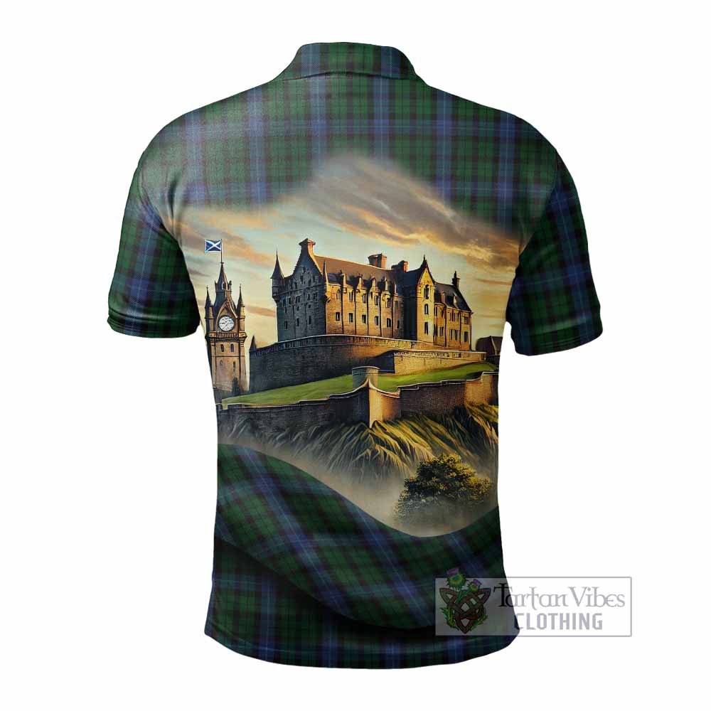 Tartan Vibes Clothing MacIntyre (McIntyre) Tartan Family Crest Polo Shirt with Scottish Ancient Castle Stype