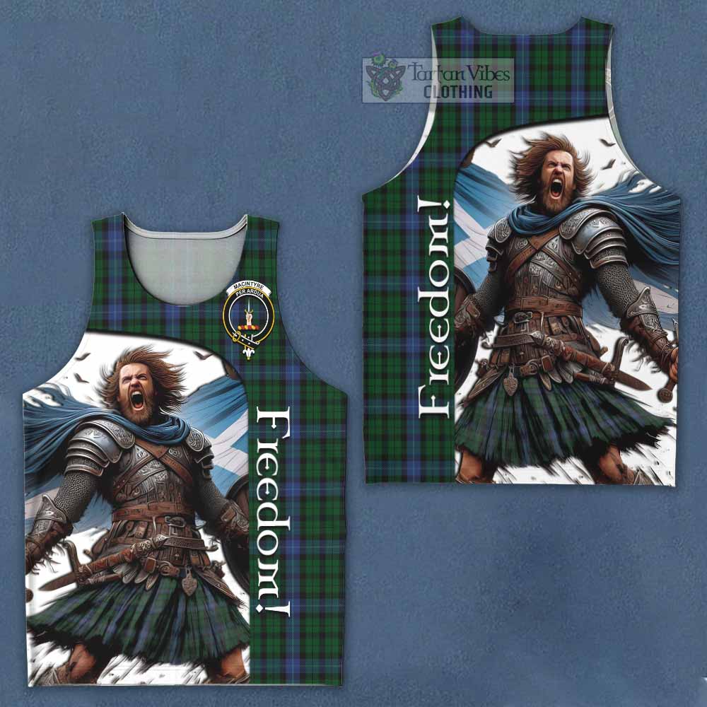 Tartan Vibes Clothing MacIntyre (McIntyre) Crest Tartan Men's Tank Top Inspired by the Freedom of Scottish Warrior
