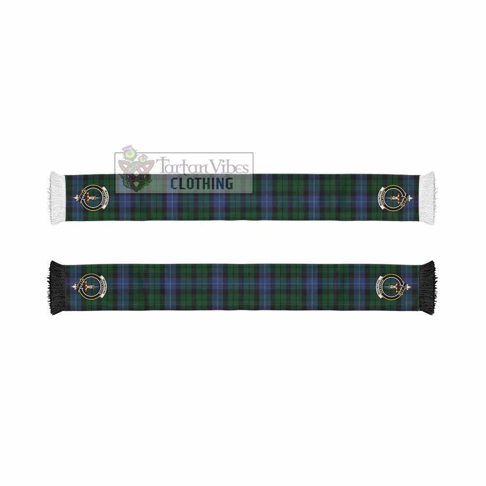 Tartan Vibes Clothing MacIntyre (McIntyre) Tartan Ruffneck Scarf with Family Crest