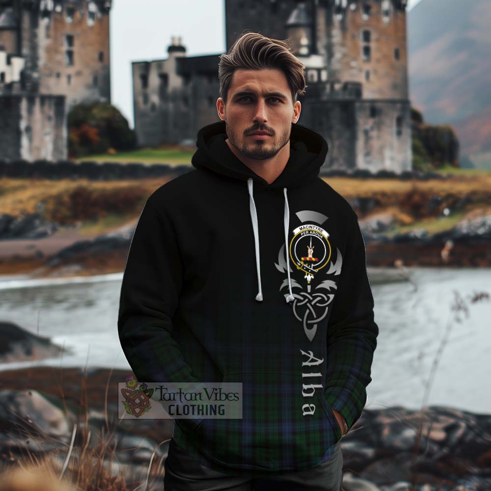 MacIntyre (McIntyre) Tartan Cotton Hoodie Featuring Alba Gu Brath Family Crest Celtic Inspired - Tartan Vibes Clothing