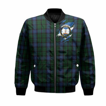 MacIntyre (McIntyre) Clan Crest In Me Tartan Bomber Jacket Scotland Flag Style