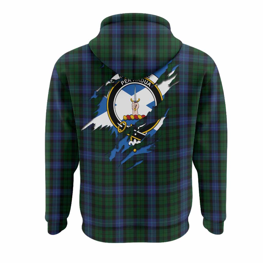 MacIntyre (McIntyre) Clan Crest In Me Tartan Hoodie Scotland Flag Style
