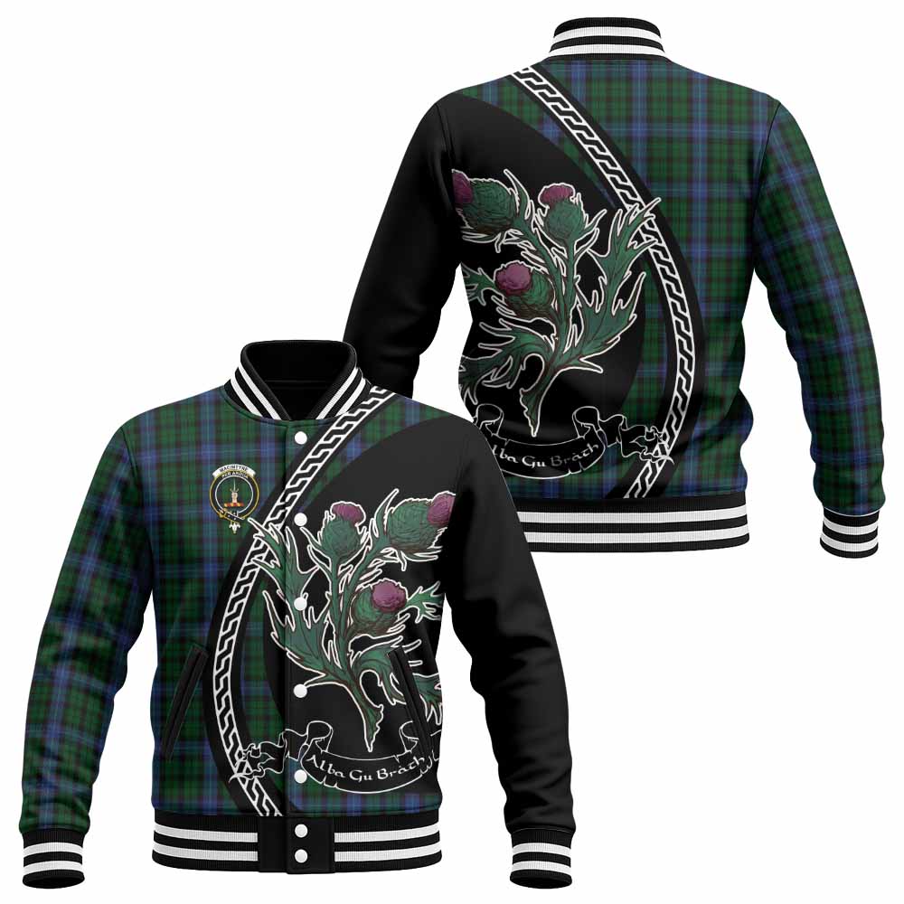 MacIntyre (McIntyre) Family Crest Tartan Baseball Jacket Alba Thistle Inspired - Tartan Vibes Clothing