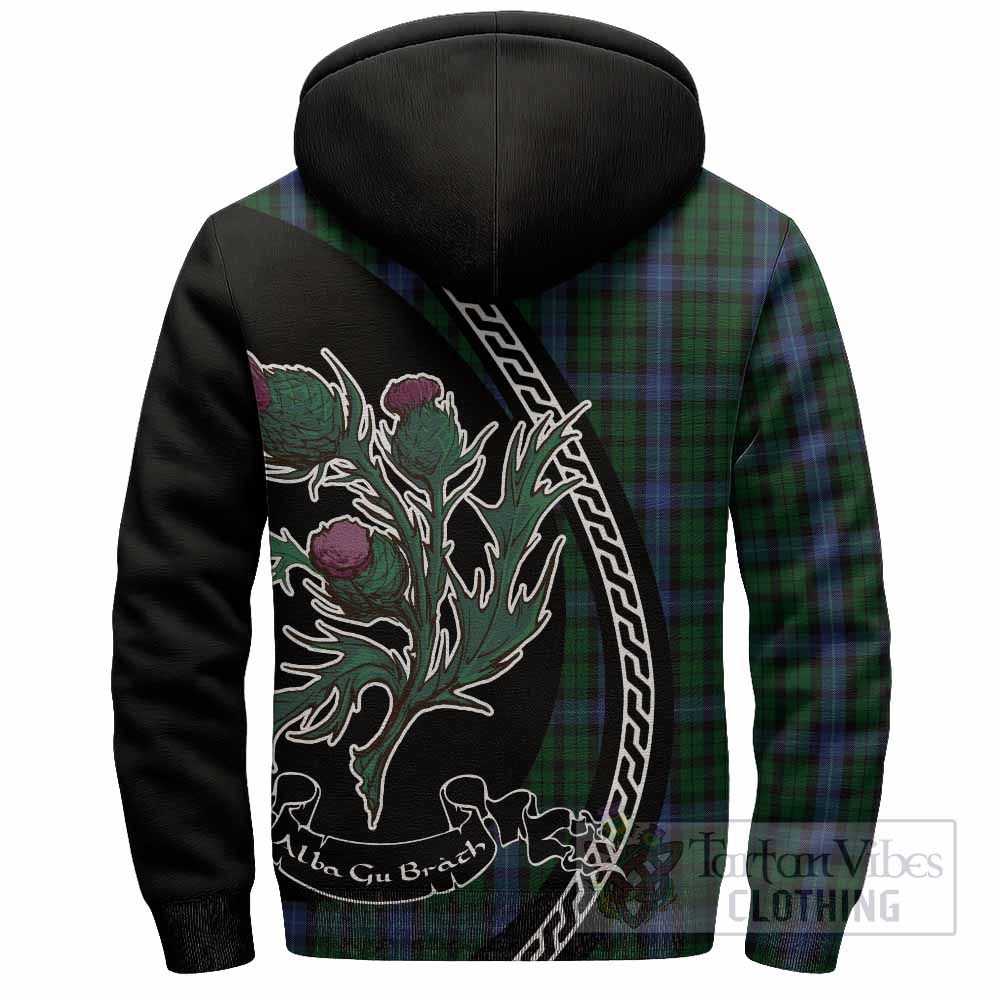 MacIntyre (McIntyre) Family Crest Tartan Sherpa Hoodie Alba Thistle Inspired - Tartan Vibes Clothing