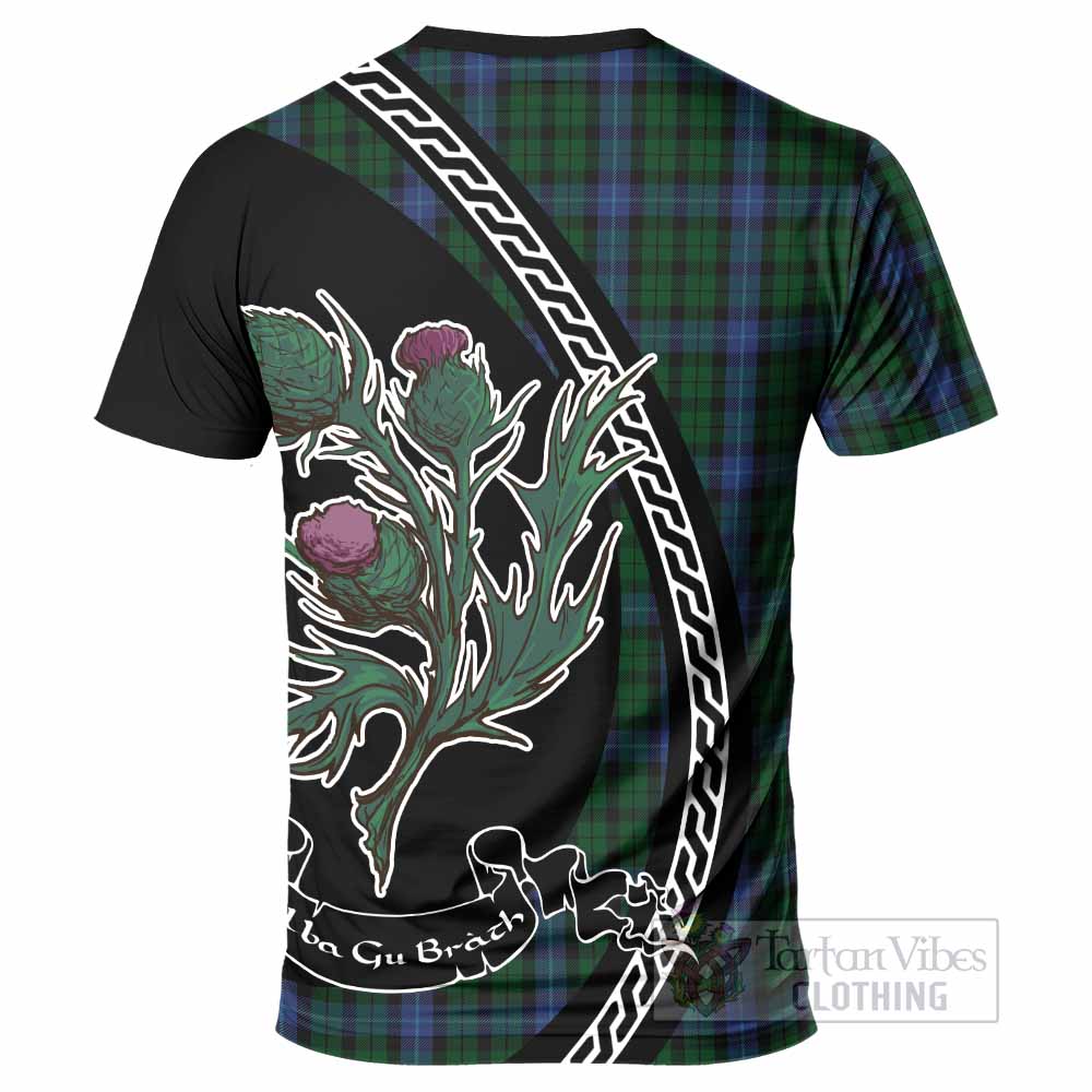 MacIntyre (McIntyre) Family Crest Tartan T-Shirt Alba Thistle Inspired - Tartan Vibes Clothing