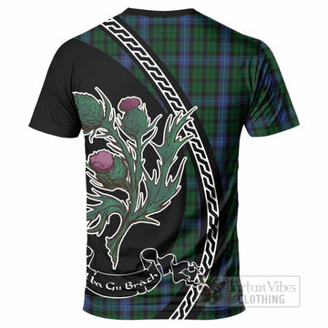 MacIntyre (McIntyre) Family Crest Tartan T-Shirt Alba Thistle Inspired - Tartan Vibes Clothing