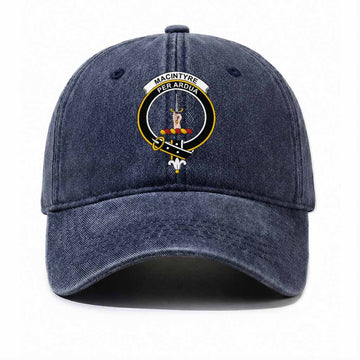 MacIntyre (McIntyre) Scottish Clan Crest Washed Baseball Cap