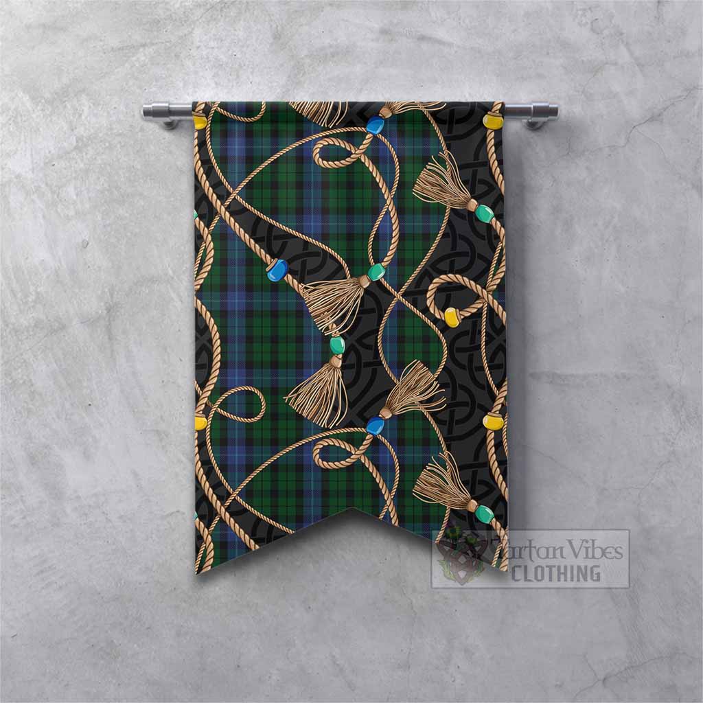 MacIntyre (McIntyre) Scottish Tartan Twisted Ropes Stylized Gonfalon Fishtail - Tartan Vibes Clothing