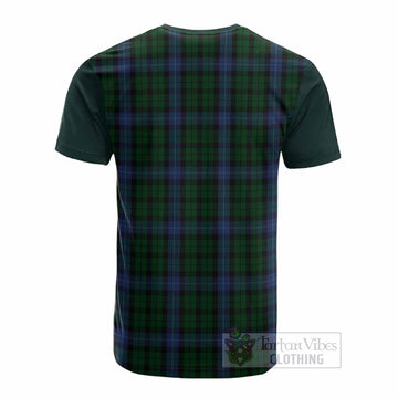 MacIntyre (McIntyre) Tartan Accent Cotton T-shirt with Family Crest