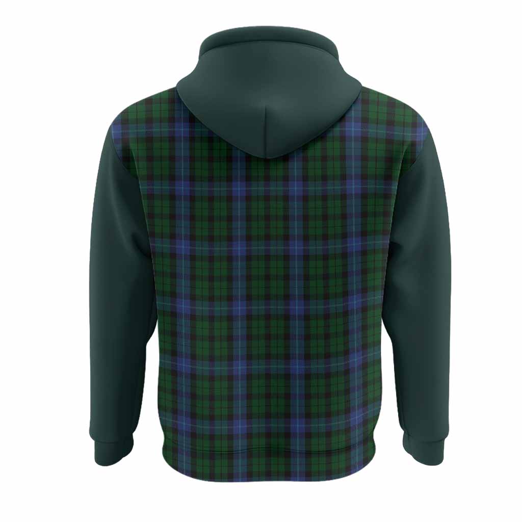 MacIntyre (McIntyre) Tartan Accent Hoodie with Family Crest