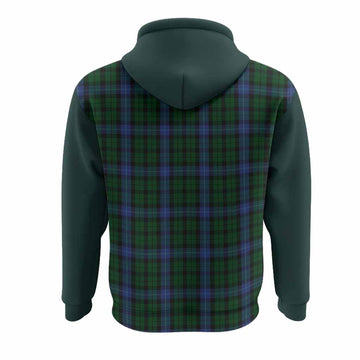 MacIntyre (McIntyre) Tartan Accent Hoodie with Family Crest