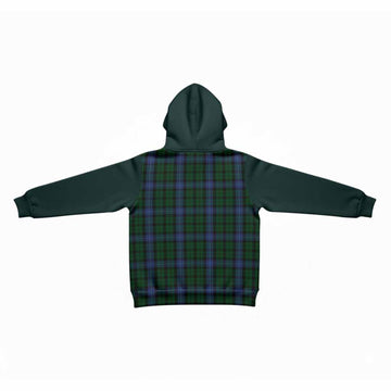 MacIntyre (McIntyre) Tartan Accent Kid Hoodie with Family Crest