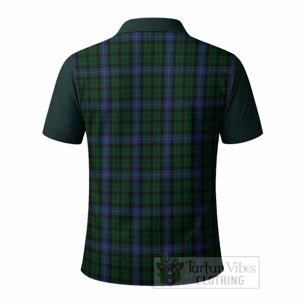 MacIntyre (McIntyre) Tartan Accent Polo Shirt with Family Crest