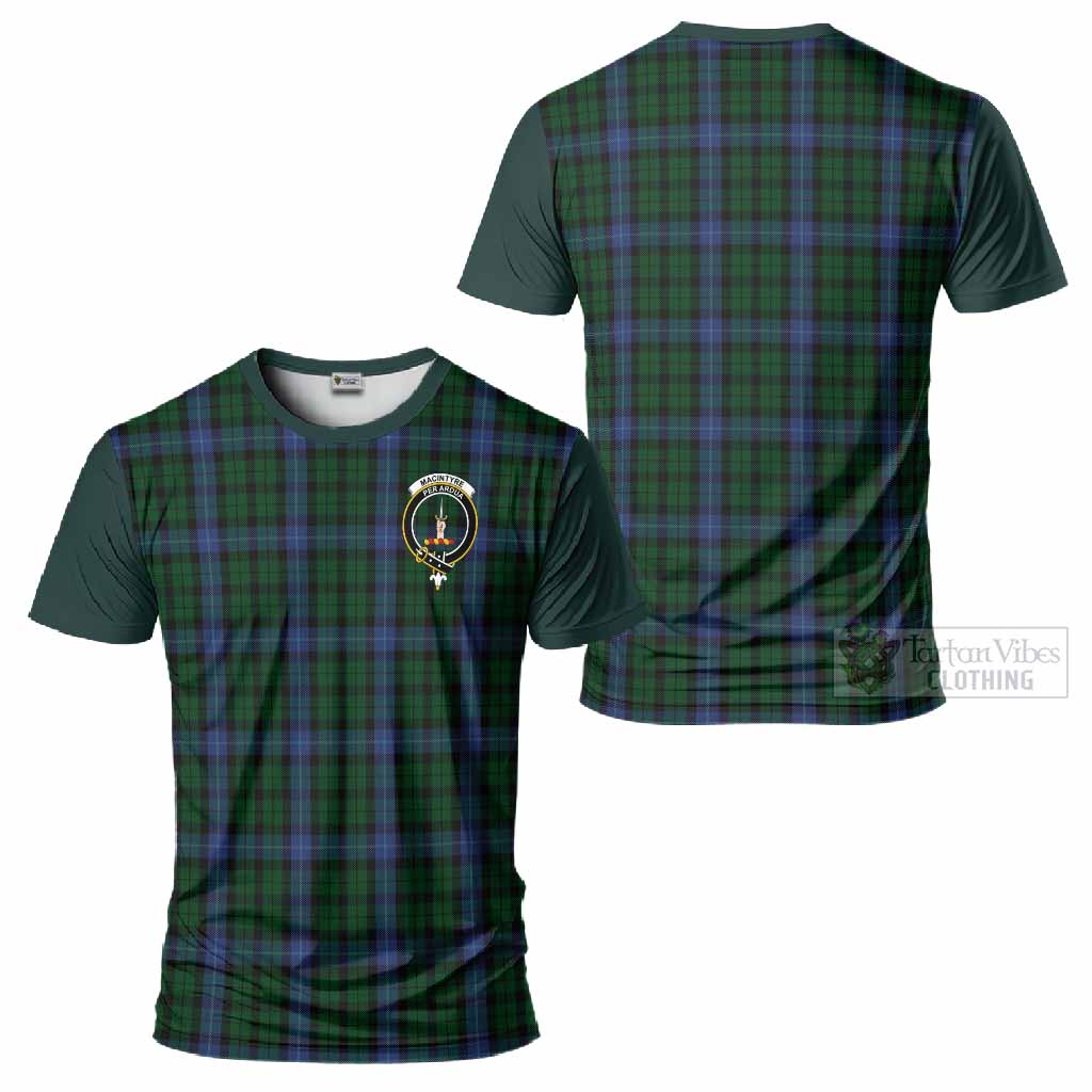 MacIntyre (McIntyre) Tartan Accent T-Shirt with Family Crest
