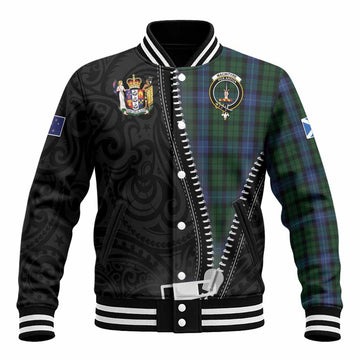 MacIntyre (McIntyre) Tartan Baseball Jacket New Zealand Pattern Unique Zipper Stylized