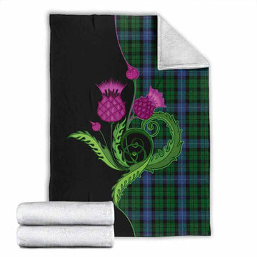 MacIntyre (McIntyre) Tartan Blanket Traditional Scottish Thistle X-Large 59 x 79 inches 150 x 200 cm - Tartan Vibes Clothing
