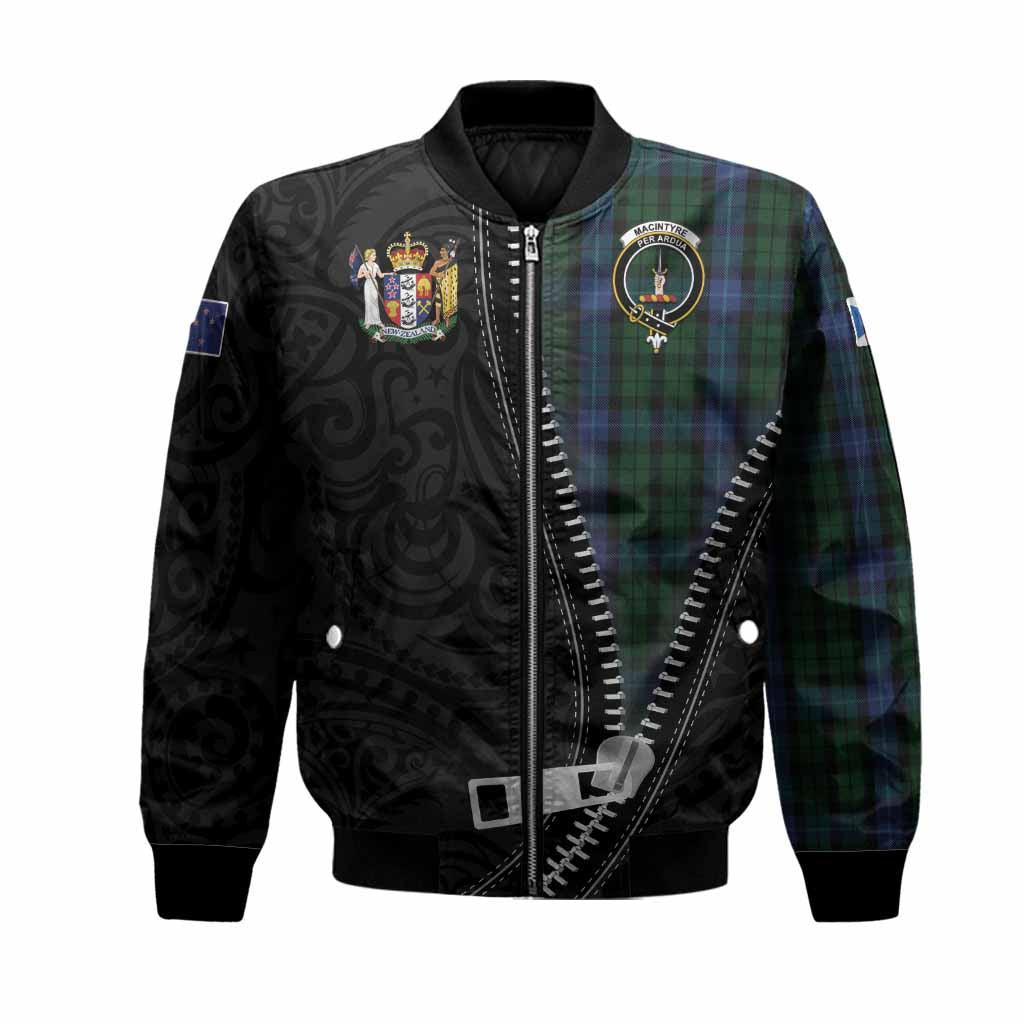 MacIntyre (McIntyre) Tartan Bomber Jacket New Zealand Pattern Unique Zipper Stylized