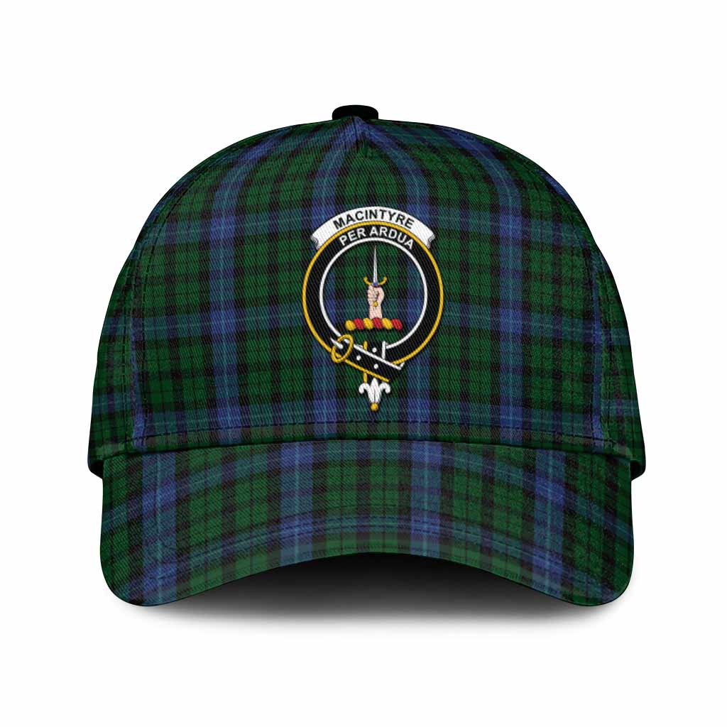 MacIntyre (McIntyre) Tartan Classic Cap with Family Crest