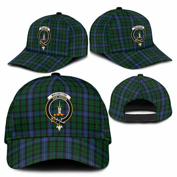 MacIntyre (McIntyre) Tartan Classic Cap with Family Crest