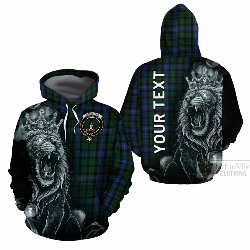 MacIntyre (McIntyre) Tartan Cotton Hoodie Roaring Lion Heritage