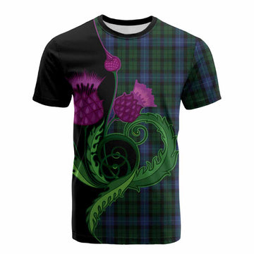 MacIntyre (McIntyre) Tartan Cotton T-shirt Traditional Scottish Thistle