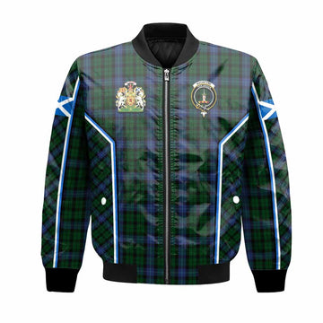 MacIntyre (McIntyre) Tartan Crest Bomber Jacket Scotland Coat of Arm Flag Style