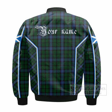 MacIntyre (McIntyre) Tartan Crest Bomber Jacket Scotland Coat of Arm Flag Style