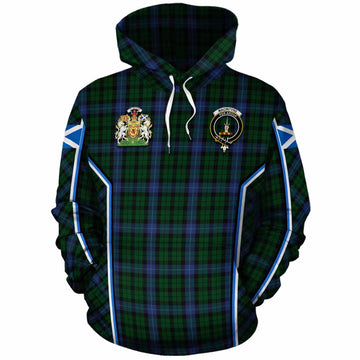 MacIntyre (McIntyre) Tartan Crest Cotton Hoodie Scotland Coat of Arm Flag Style