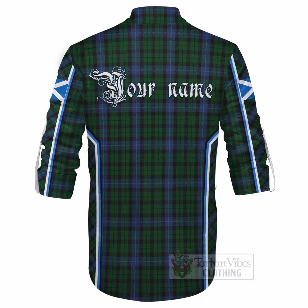 MacIntyre (McIntyre) Tartan Crest Ghillie Kilt Shirt Scotland Coat of Arm Flag Style - Tartan Vibes Clothing