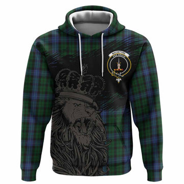 MacIntyre (McIntyre) Tartan Crest Hoodie Crowned Lion Heritage Style