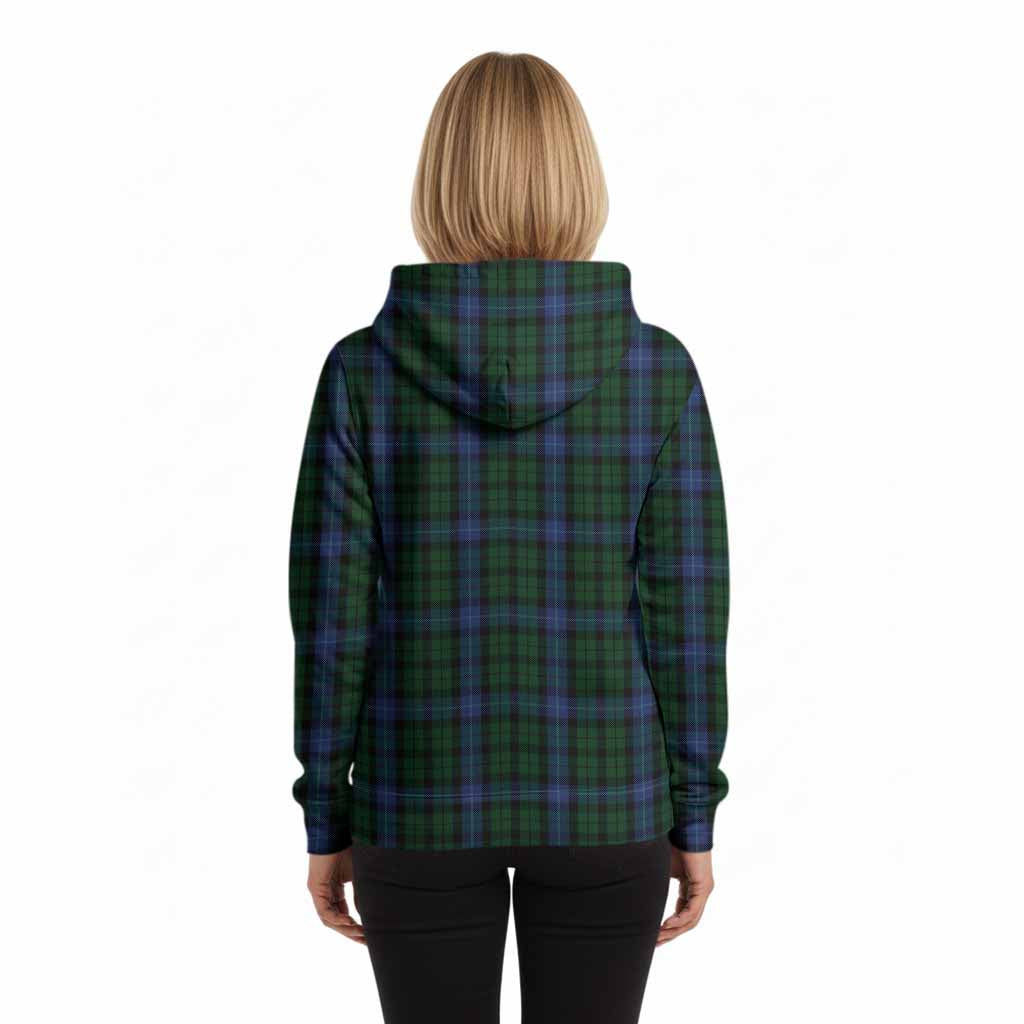 MacIntyre (McIntyre) Tartan Crest Hoodie Ferocious Lion Style
