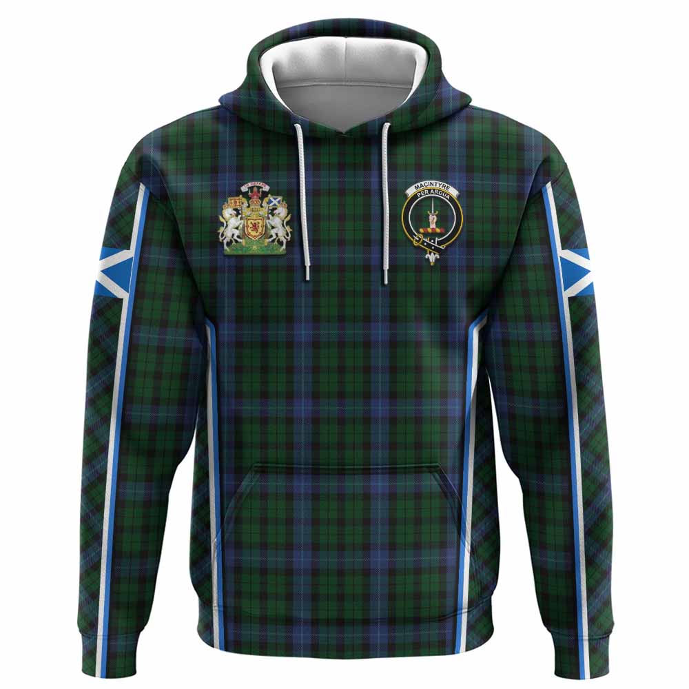 MacIntyre (McIntyre) Tartan Crest Hoodie Scotland Coat of Arm Flag Style - Tartan Vibes Clothing