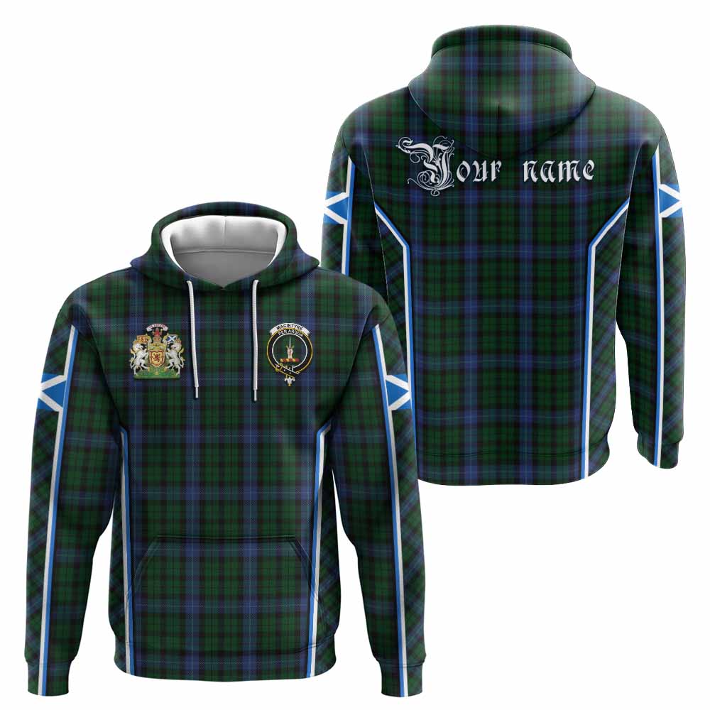 MacIntyre (McIntyre) Tartan Crest Hoodie Scotland Coat of Arm Flag Style - Tartan Vibes Clothing
