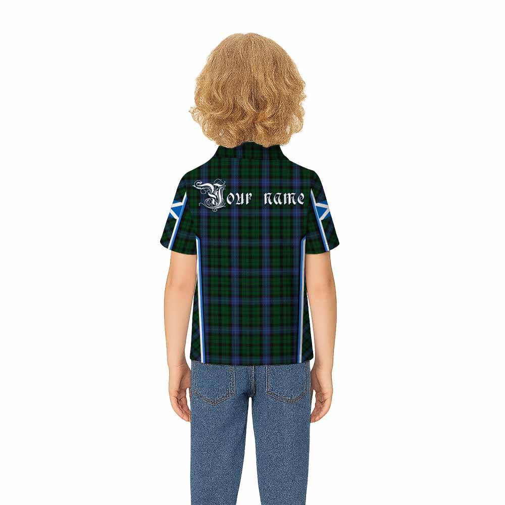 MacIntyre (McIntyre) Tartan Crest Kid Polo Shirt Scotland Coat of Arm Flag Style - Tartan Vibes Clothing