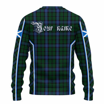 MacIntyre (McIntyre) Tartan Crest Knitted Sweater Scotland Coat of Arm Flag Style