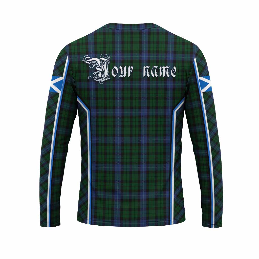 MacIntyre (McIntyre) Tartan Crest Long Sleeve T-Shirt Scotland Coat of Arm Flag Style - Tartan Vibes Clothing