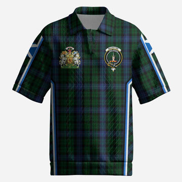 MacIntyre (McIntyre) Tartan Crest Men’s Polo Sweater Top Scotland Coat of Arm Flag Style