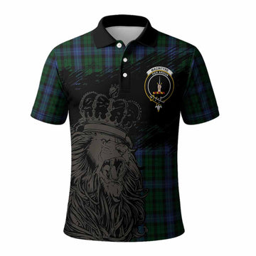 MacIntyre (McIntyre) Tartan Crest Polo Shirt Crowned Lion Heritage Style