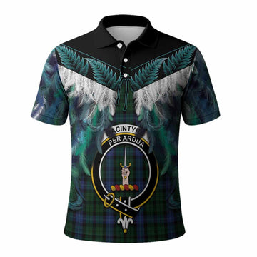 MacIntyre (McIntyre) Tartan Crest Polo Shirt New Zealand Maori Korowai Cloak