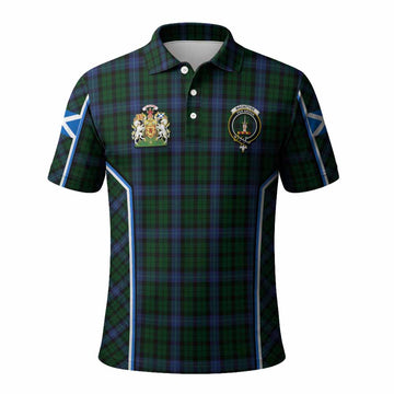 MacIntyre (McIntyre) Tartan Crest Polo Shirt Scotland Coat of Arm Flag Style - Tartan Vibes Clothing