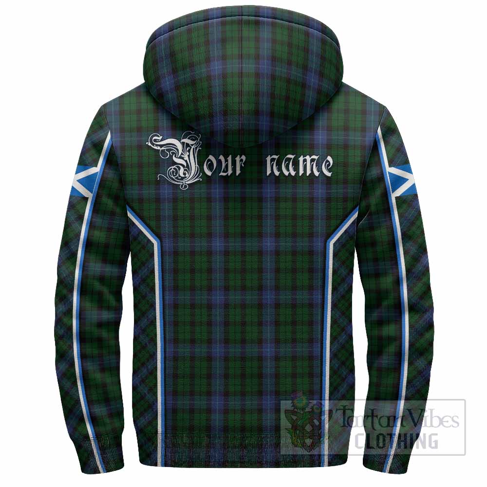 MacIntyre (McIntyre) Tartan Crest Sherpa Hoodie Scotland Coat of Arm Flag Style - Tartan Vibes Clothing