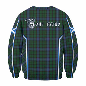 MacIntyre (McIntyre) Tartan Crest Sweatshirt Scotland Coat of Arm Flag Style
