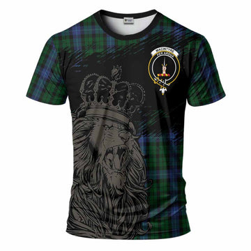 MacIntyre (McIntyre) Tartan Crest T-Shirt Crowned Lion Heritage Style